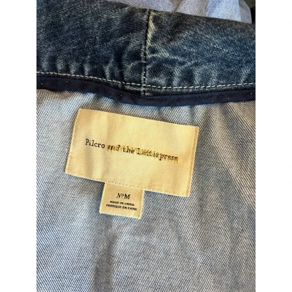 Pilcro and Letterpress Jadira Jacket Robe Chore Work Lounge Kimono Drape MEDIUM - Picture 6 of 6